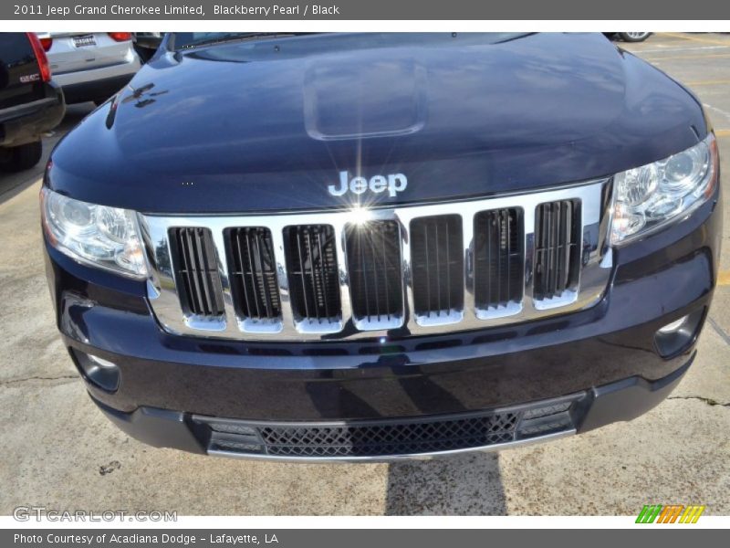 Blackberry Pearl / Black 2011 Jeep Grand Cherokee Limited