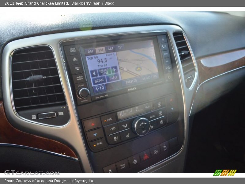 Blackberry Pearl / Black 2011 Jeep Grand Cherokee Limited