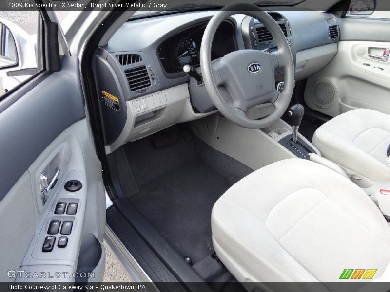 Gray Interior - 2009 Spectra EX Sedan 