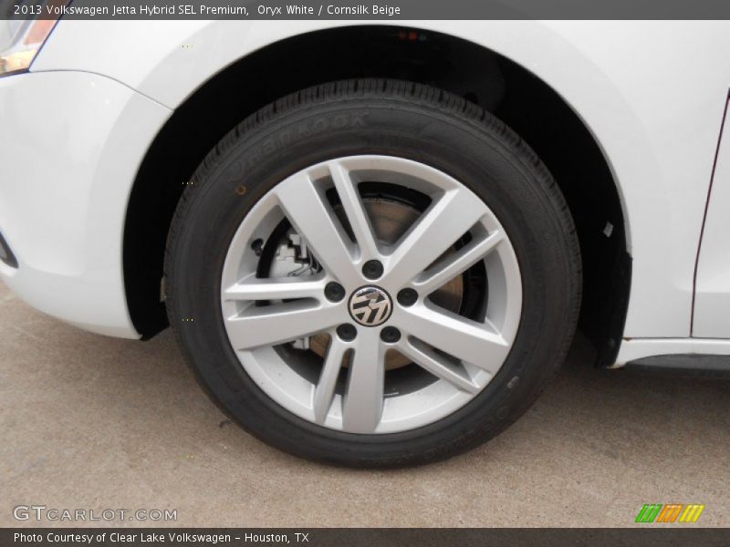 Oryx White / Cornsilk Beige 2013 Volkswagen Jetta Hybrid SEL Premium