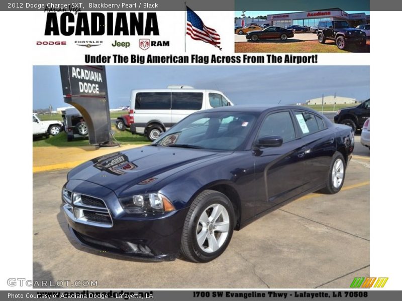 Blackberry Pearl / Black 2012 Dodge Charger SXT
