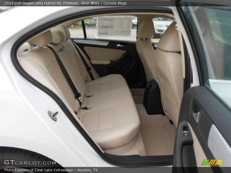 Oryx White / Cornsilk Beige 2013 Volkswagen Jetta Hybrid SEL Premium