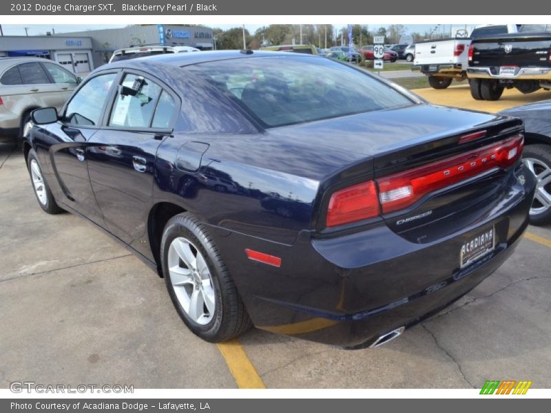 Blackberry Pearl / Black 2012 Dodge Charger SXT