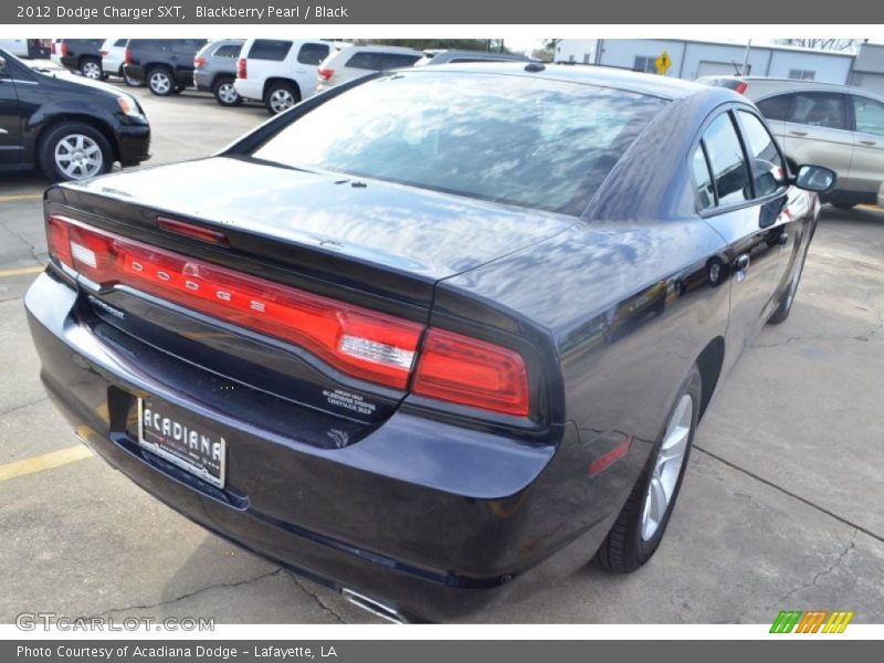 Blackberry Pearl / Black 2012 Dodge Charger SXT