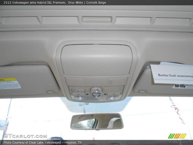 Oryx White / Cornsilk Beige 2013 Volkswagen Jetta Hybrid SEL Premium