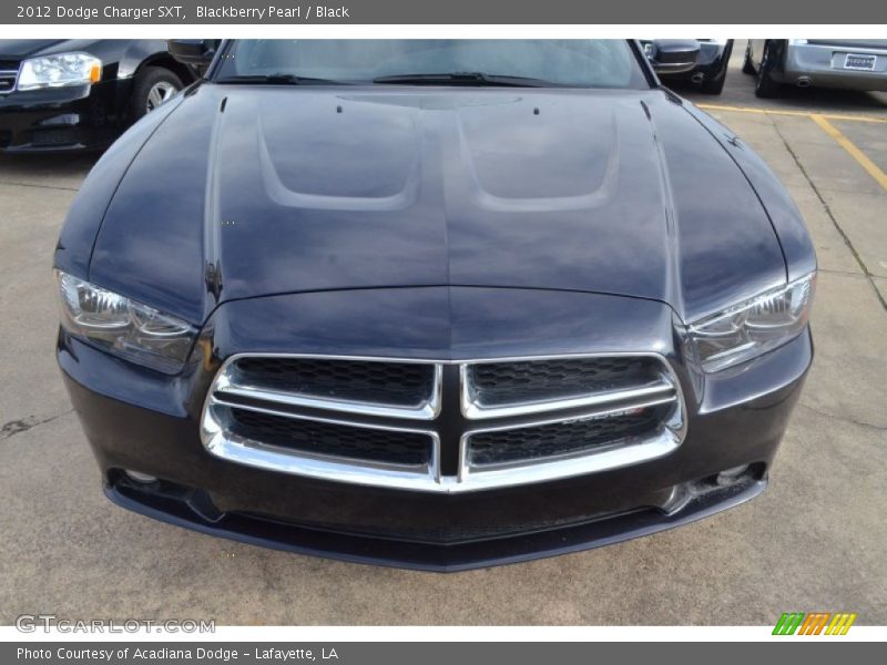 Blackberry Pearl / Black 2012 Dodge Charger SXT