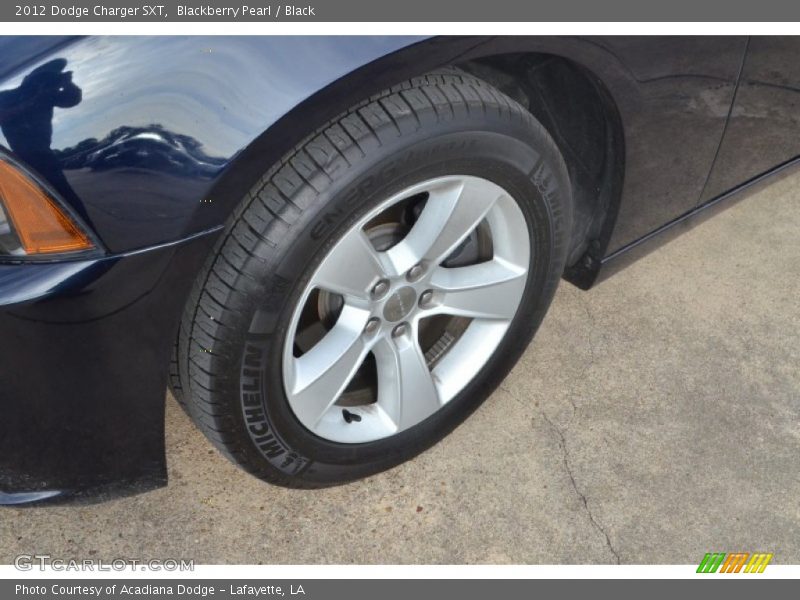 Blackberry Pearl / Black 2012 Dodge Charger SXT