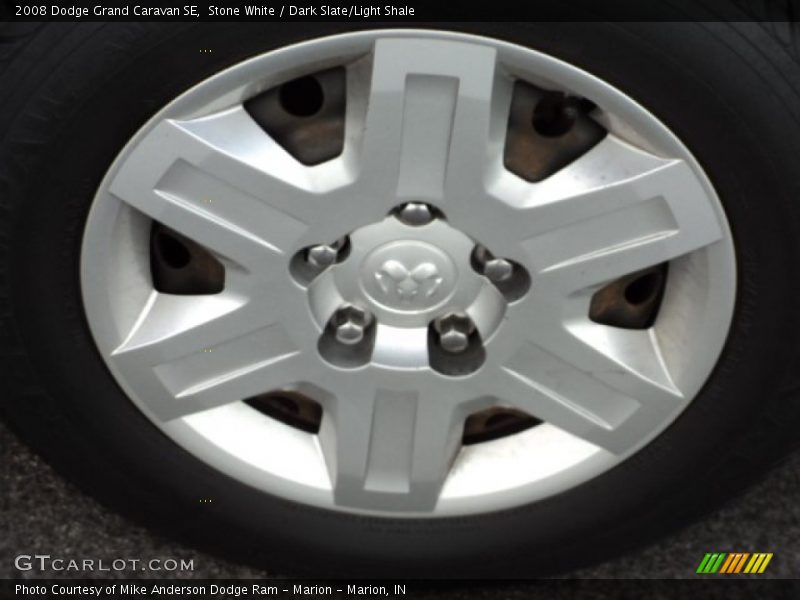 Stone White / Dark Slate/Light Shale 2008 Dodge Grand Caravan SE