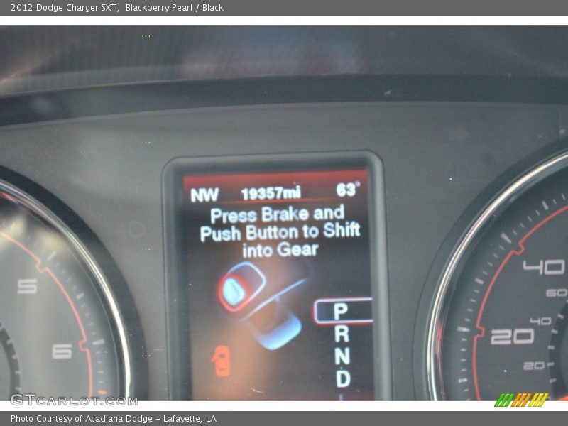 Blackberry Pearl / Black 2012 Dodge Charger SXT