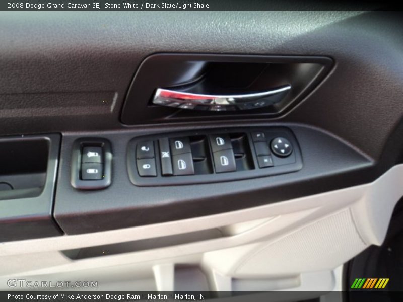 Stone White / Dark Slate/Light Shale 2008 Dodge Grand Caravan SE