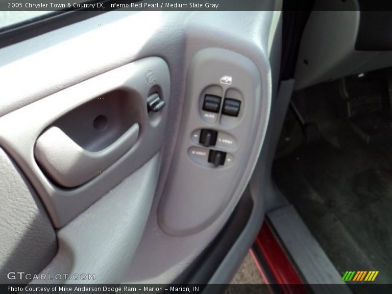 Inferno Red Pearl / Medium Slate Gray 2005 Chrysler Town & Country LX