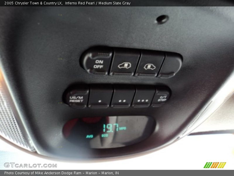 Inferno Red Pearl / Medium Slate Gray 2005 Chrysler Town & Country LX