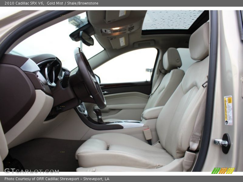 Front Seat of 2010 SRX V6
