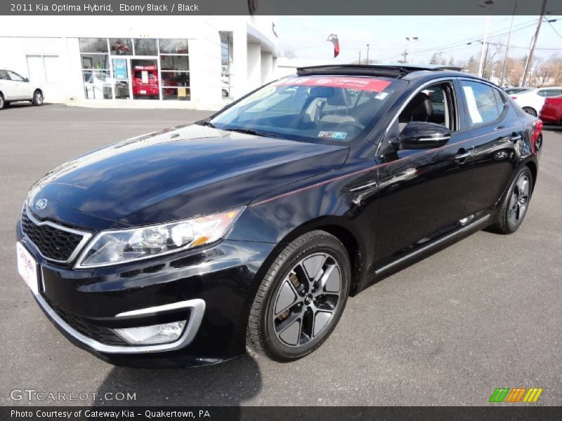 Ebony Black / Black 2011 Kia Optima Hybrid