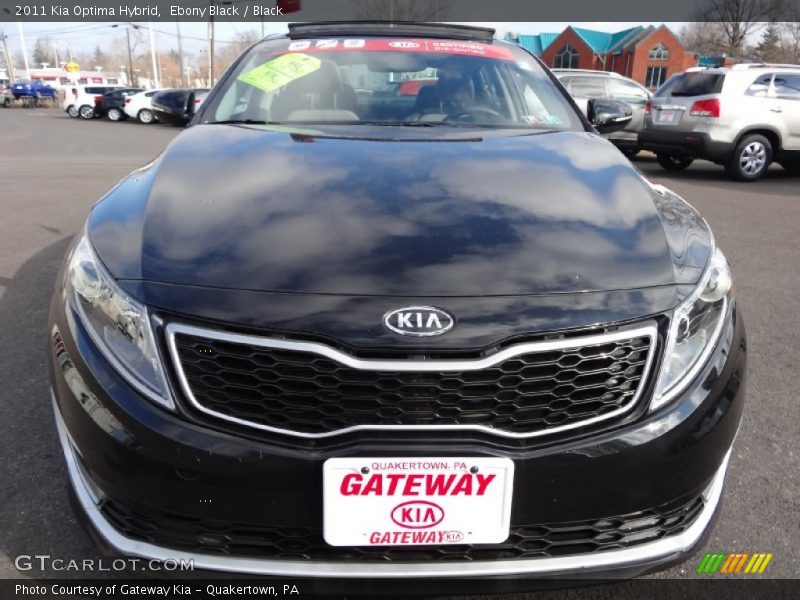 Ebony Black / Black 2011 Kia Optima Hybrid