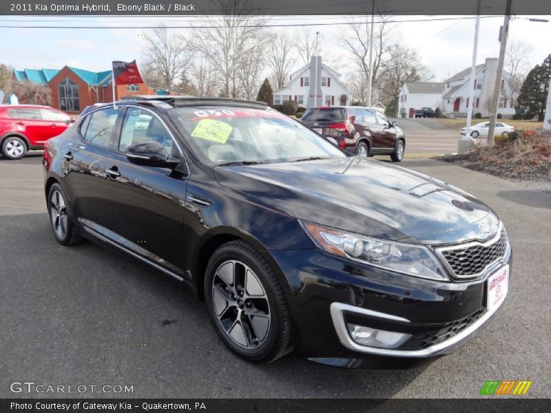 Ebony Black / Black 2011 Kia Optima Hybrid