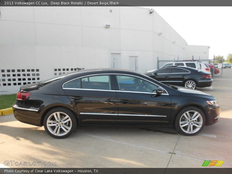 Deep Black Metallic / Desert Beige/Black 2013 Volkswagen CC Lux