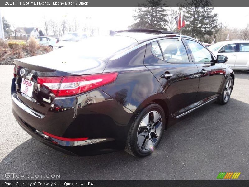 Ebony Black / Black 2011 Kia Optima Hybrid