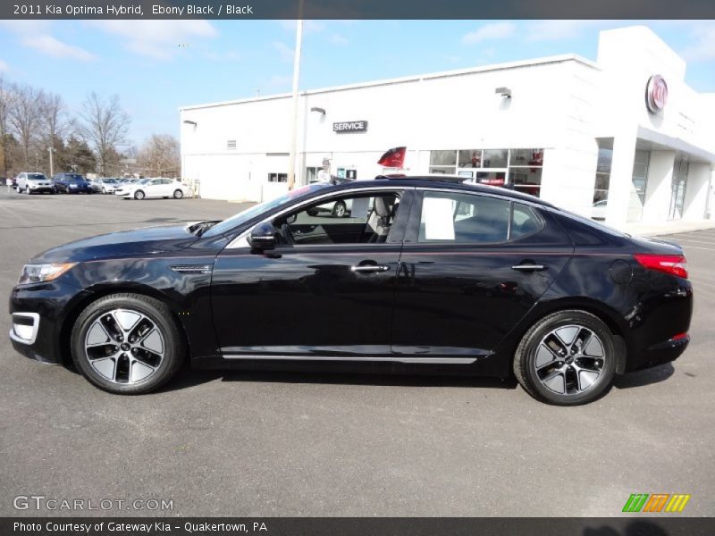 Ebony Black / Black 2011 Kia Optima Hybrid