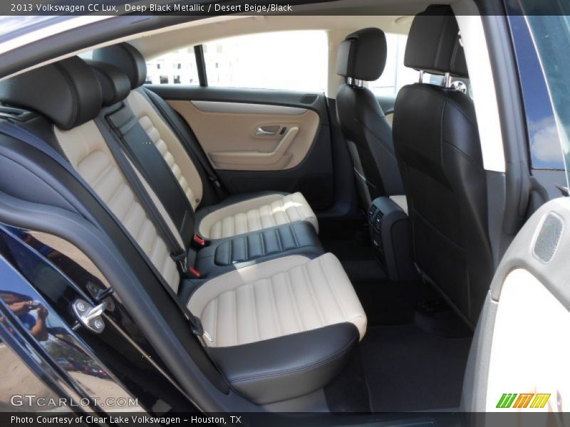 Rear Seat of 2013 CC Lux