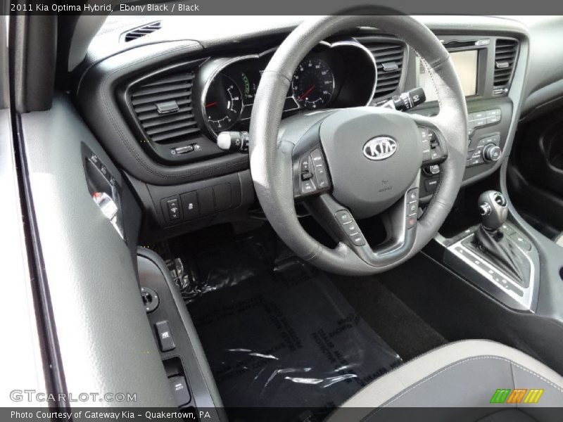 Ebony Black / Black 2011 Kia Optima Hybrid