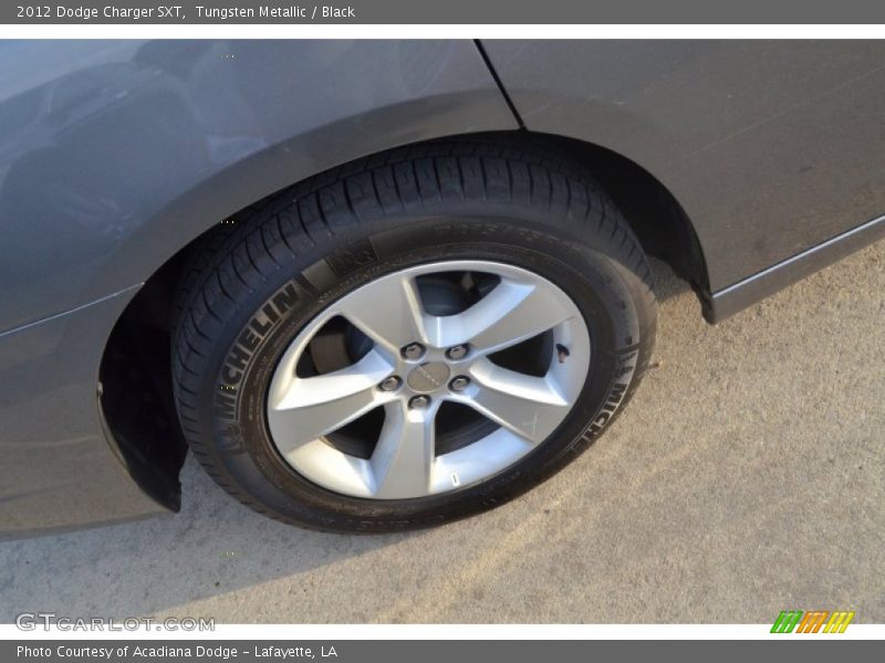 Tungsten Metallic / Black 2012 Dodge Charger SXT