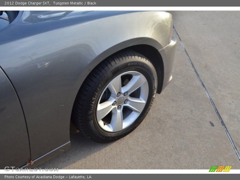 Tungsten Metallic / Black 2012 Dodge Charger SXT