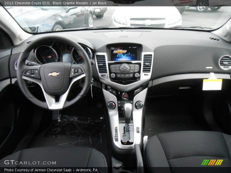 Black Granite Metallic / Jet Black 2013 Chevrolet Cruze ECO