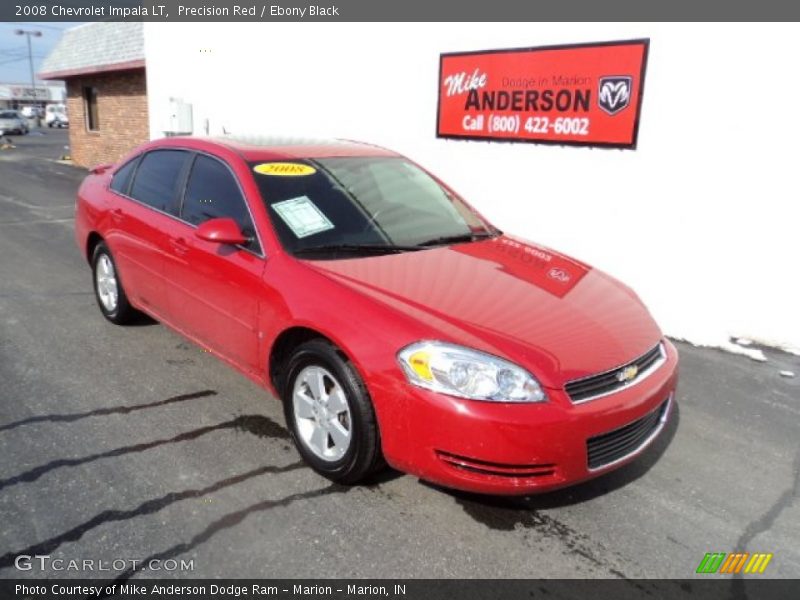Precision Red / Ebony Black 2008 Chevrolet Impala LT