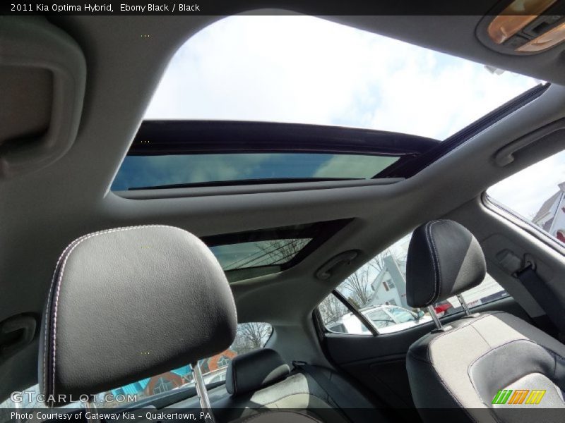 Ebony Black / Black 2011 Kia Optima Hybrid