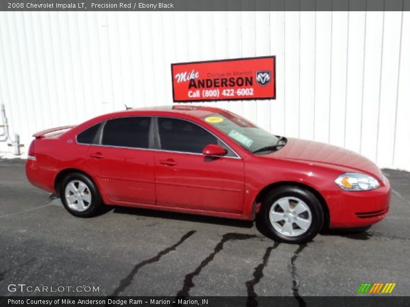 Precision Red / Ebony Black 2008 Chevrolet Impala LT