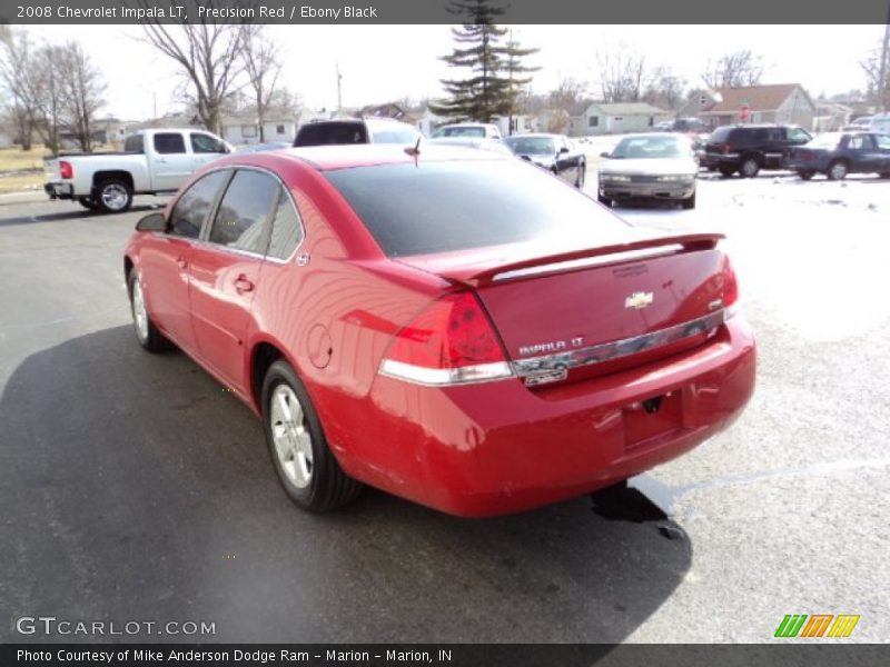 Precision Red / Ebony Black 2008 Chevrolet Impala LT