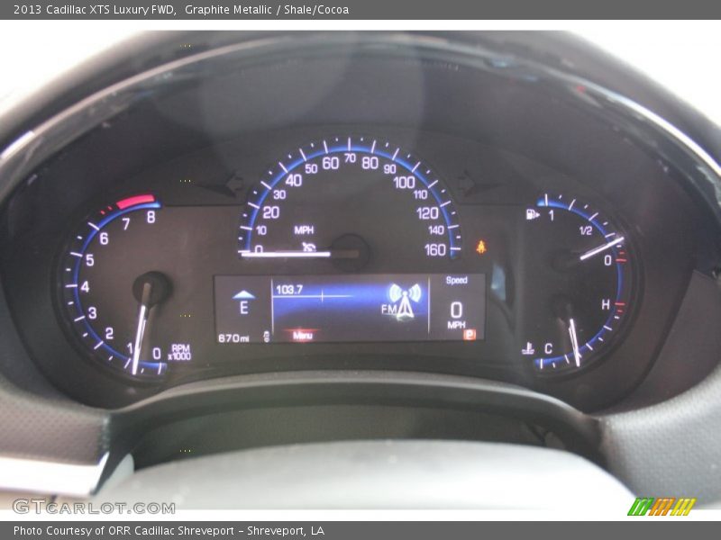  2013 XTS Luxury FWD Luxury FWD Gauges