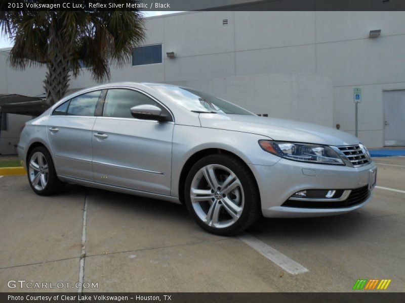 Reflex Silver Metallic / Black 2013 Volkswagen CC Lux