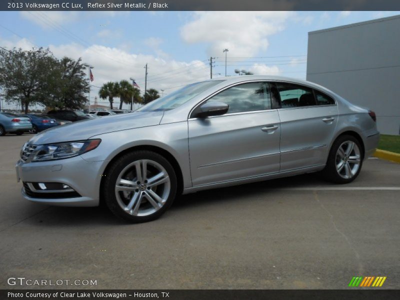 Reflex Silver Metallic / Black 2013 Volkswagen CC Lux