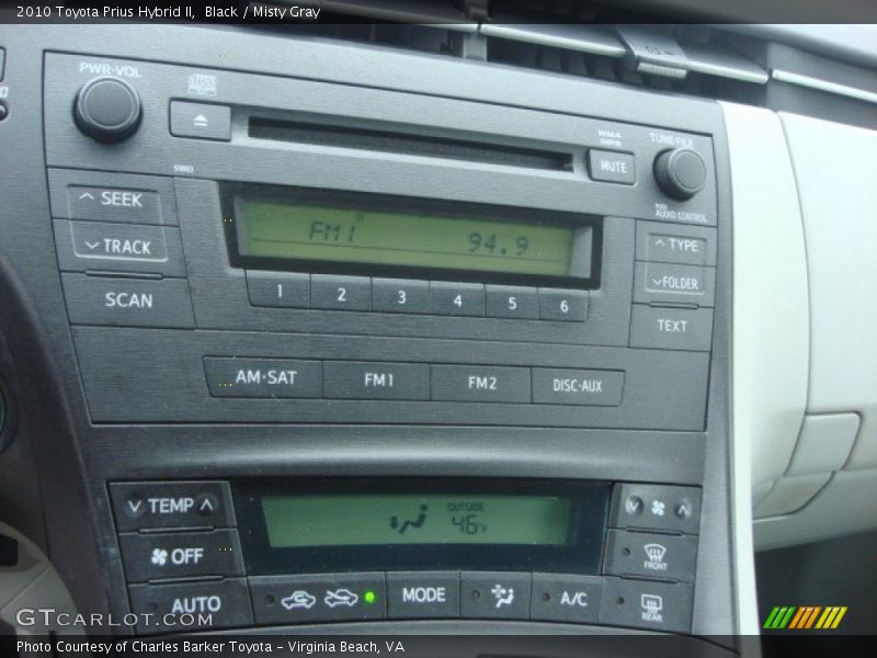 Audio System of 2010 Prius Hybrid II