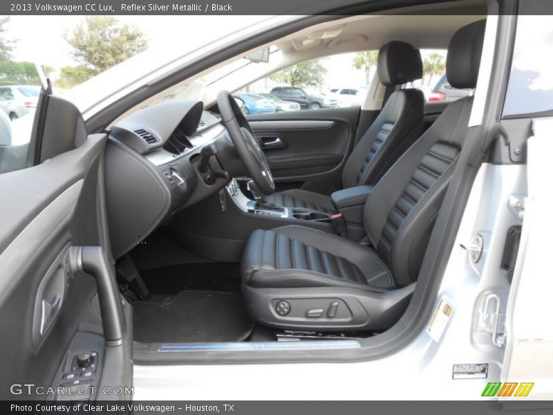 Reflex Silver Metallic / Black 2013 Volkswagen CC Lux