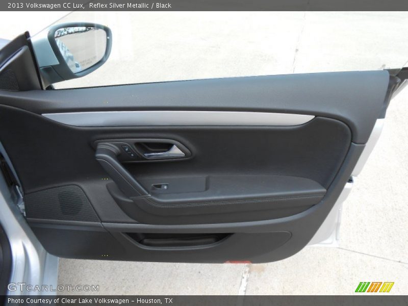 Reflex Silver Metallic / Black 2013 Volkswagen CC Lux