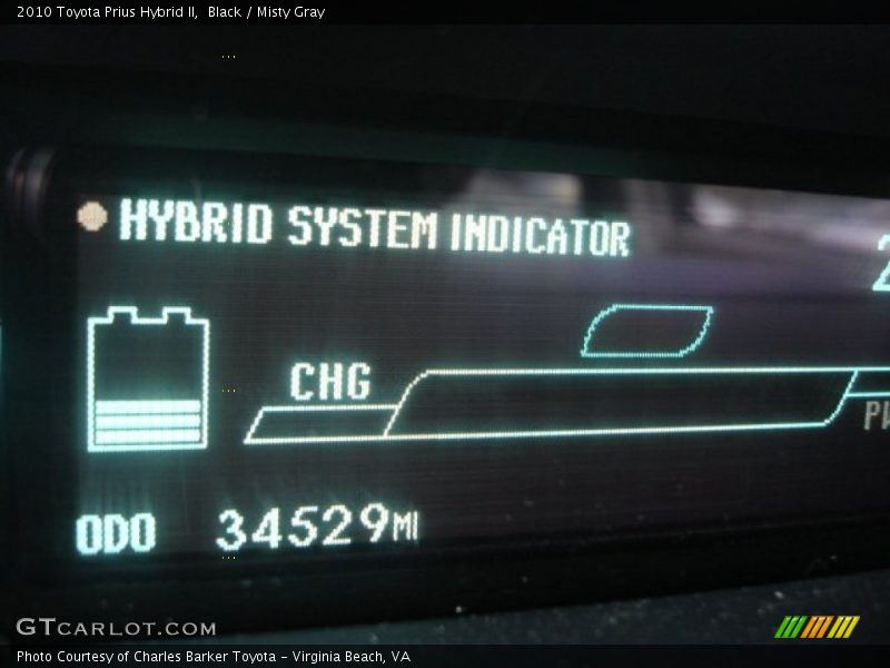 Black / Misty Gray 2010 Toyota Prius Hybrid II