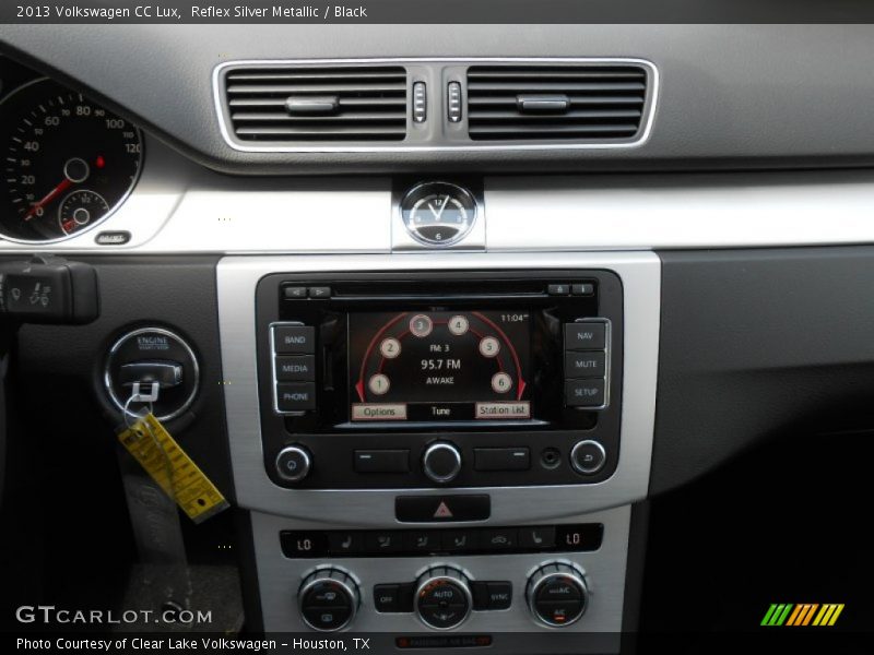 Reflex Silver Metallic / Black 2013 Volkswagen CC Lux