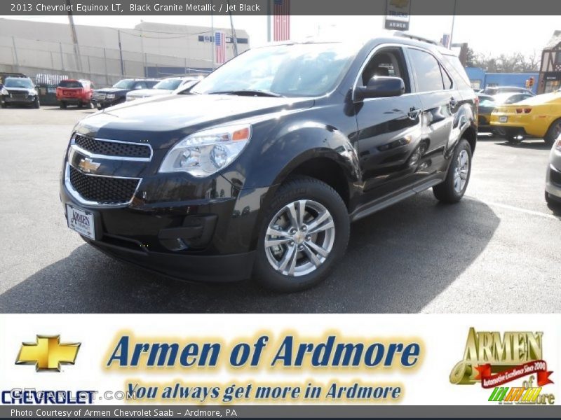 Black Granite Metallic / Jet Black 2013 Chevrolet Equinox LT