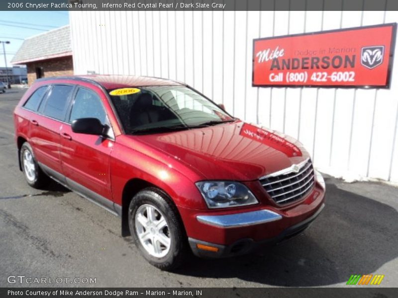 Inferno Red Crystal Pearl / Dark Slate Gray 2006 Chrysler Pacifica Touring