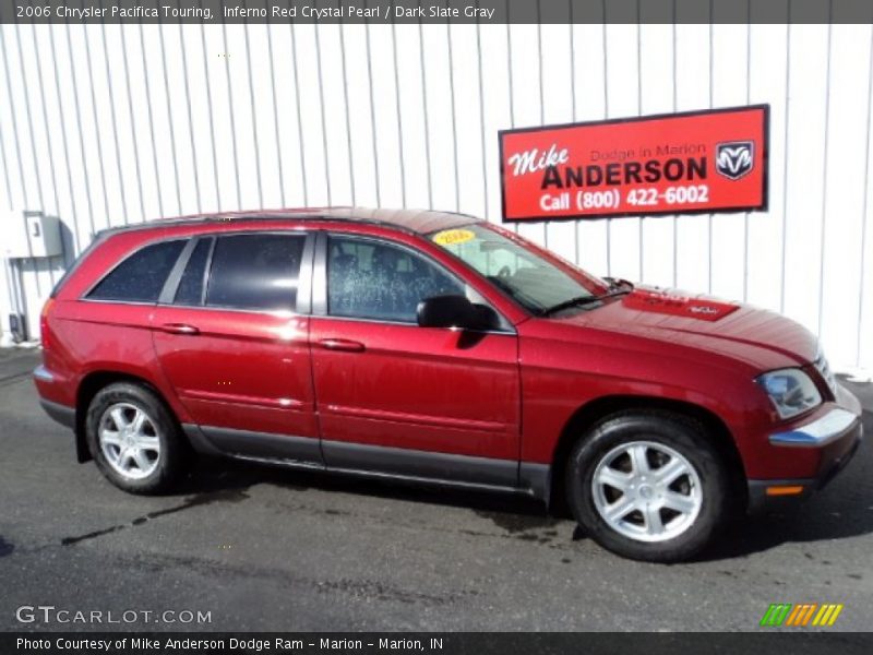 Inferno Red Crystal Pearl / Dark Slate Gray 2006 Chrysler Pacifica Touring