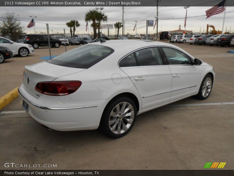 Candy White / Desert Beige/Black 2013 Volkswagen CC VR6 4Motion Executive