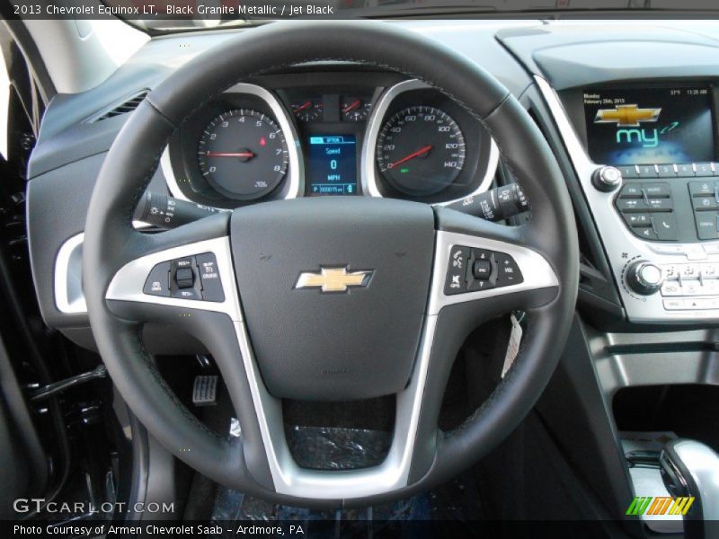 Black Granite Metallic / Jet Black 2013 Chevrolet Equinox LT