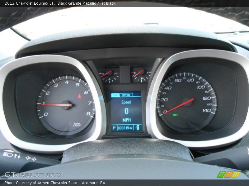 Black Granite Metallic / Jet Black 2013 Chevrolet Equinox LT