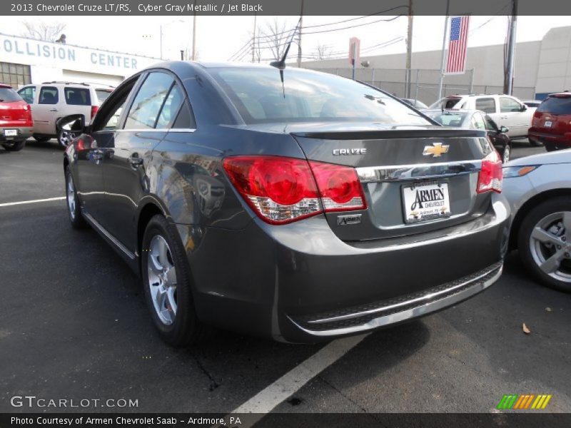 Cyber Gray Metallic / Jet Black 2013 Chevrolet Cruze LT/RS
