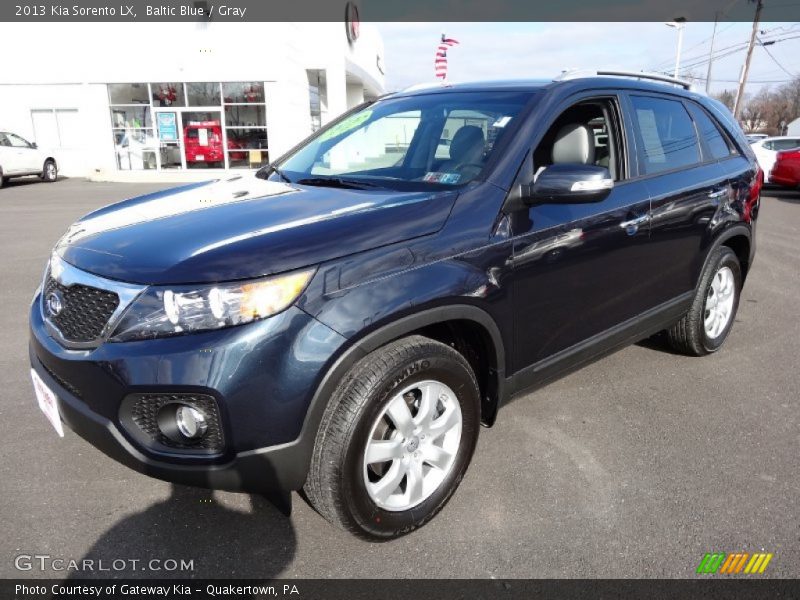 Baltic Blue / Gray 2013 Kia Sorento LX