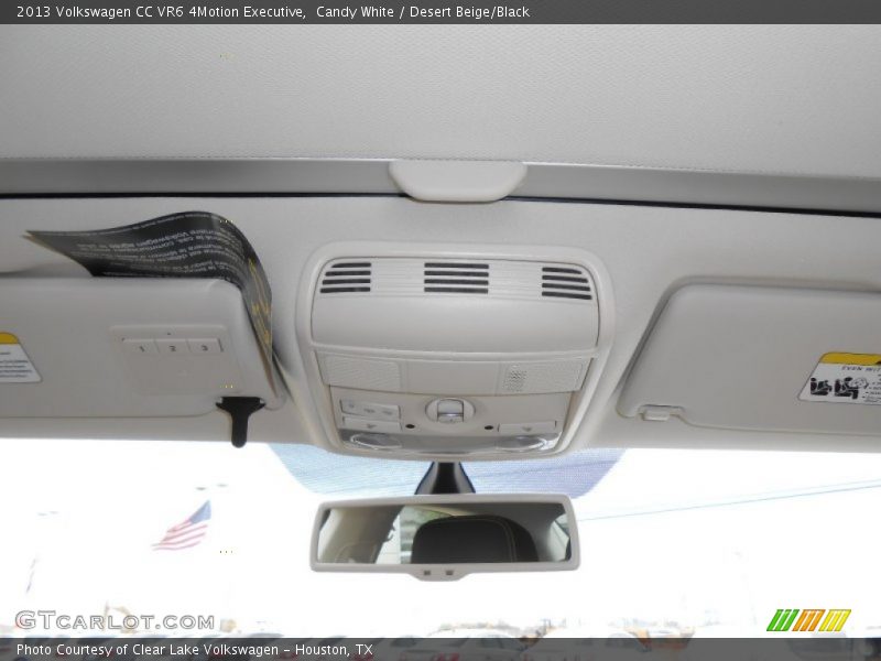 Candy White / Desert Beige/Black 2013 Volkswagen CC VR6 4Motion Executive