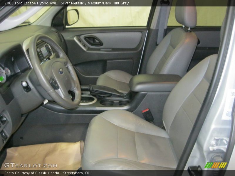 Silver Metallic / Medium/Dark Flint Grey 2005 Ford Escape Hybrid 4WD